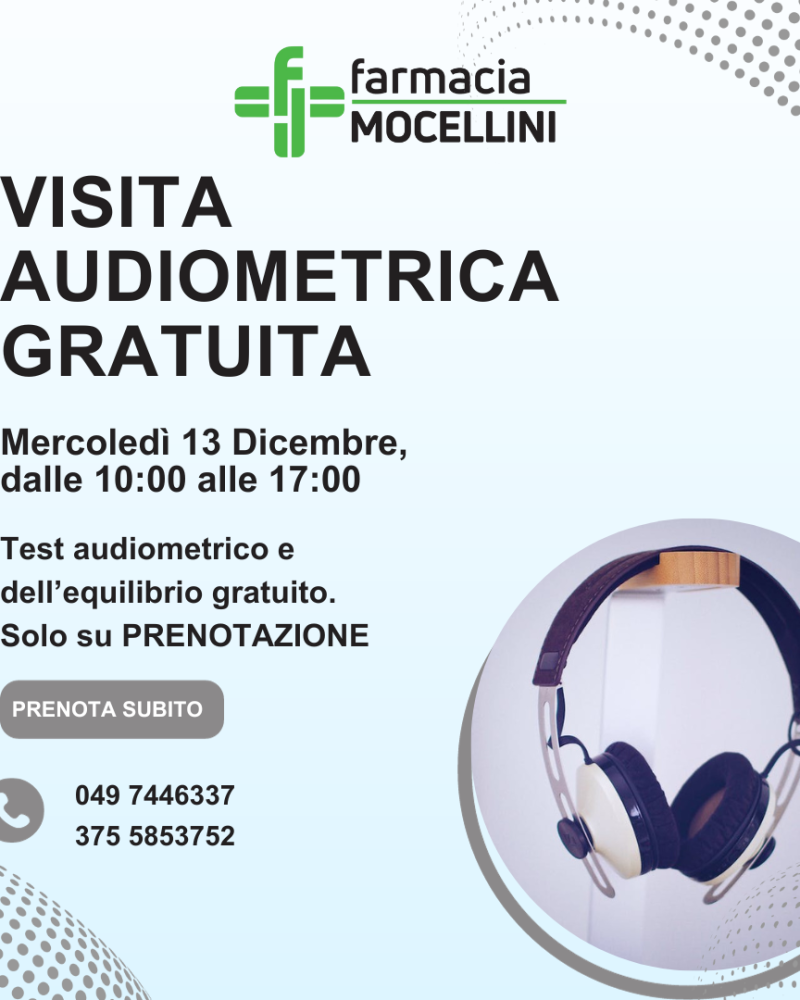 Visita audiometrica e test dell'equilibrio Villafranca Padovana