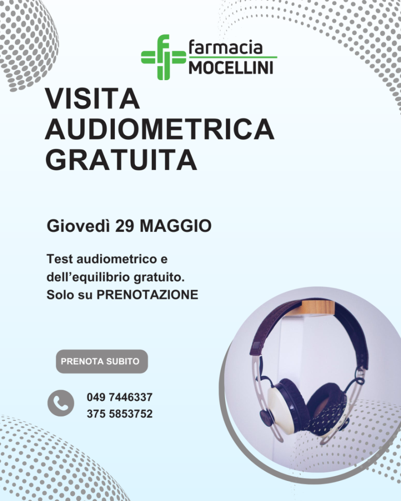 Visita audiometrica e test dell'equilibrio Villafranca Padovana