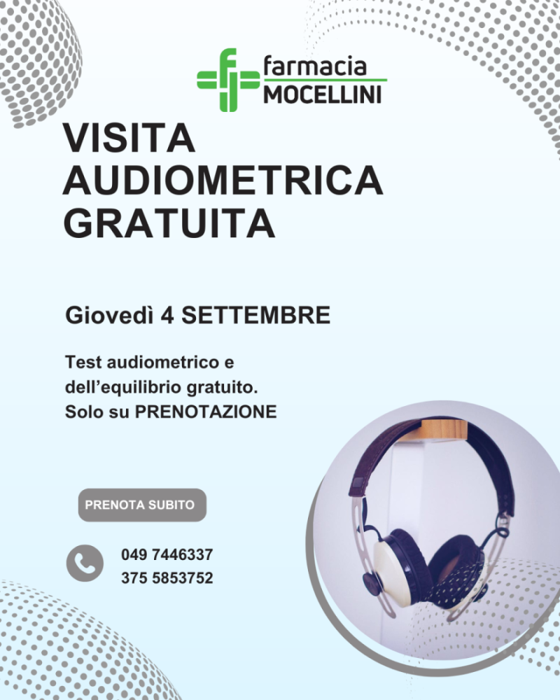 Visita audiometrica e test dell'equilibrio Villafranca Padovana